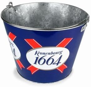 Kronenbourg 1664 Beer Brand Full Color Aluminum Ice Beer Bucket Pail