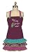 Kay Dee Designs Embroidered Frill Apron, Wine A Little