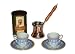 Turkish Coffee Set for Two with Premium Coffee (8.8 oz/250 g)