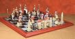 Large Chess Board - (For 4" Height Chess Sets; Pieces Sold Separately) - 19.0" Width