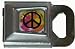 Tye Dye Brewing Peace Sign Interchangeable Bottle Cap Buckle For Seatbelt Belts!