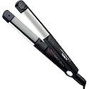 Infiniti by Conair CS54 Nano Tourmaline Ceramic Curler & Straightener, Black