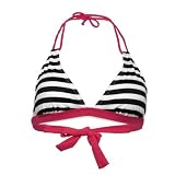 Hurley Junior's Beckham Stripe Removable Softcup Halter Top Bikini
