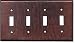 MOTTLED Antique Copper Switchplates Outlet Covers, Rocker, GFCI