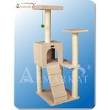 8 LEVEL 53" FAUX FLEECE CAT TREE MODEL #B5301