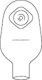 1 (Box) OF ActiveLife Convex One Piece Drainable Pouch with Durahesive Skin Barrier SQB125352(Box) Pre-Cut .75 : Transparent