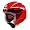 Boeri BO-00281 RD M Boeri Mens RB01 Helmet Red Medium