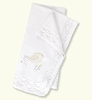 Petit Bebe Pure Cotton Bird Embroidered Shawl