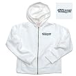 Toronto Blue Jays MLB Girls "Lucky" Full Zip Hooded Jacket (White)