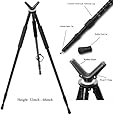 Hammers Telescopic Shooting Tripod w/ Pivot V Yoke Max. Height 68"