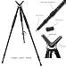 Hammers Telescopic Shooting Tripod w/ Pivot V Yoke Max. Height 68