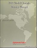 1989 Daihatsu Charade Original Repair Shop Manual