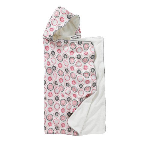 Dwellstudio Hooded Towel Zinnia Rose
