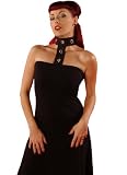 Sexy Cotton/Spandex Choker Dress - Black