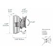75-56 10" -30" Swivel & Tilt LCD Wall Mount