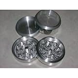 Four Piece NEW STYLE 2 1/4 Herb, Spice or Tobacco Pollen Grinder