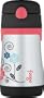 Thermos Thermos Foogo Phases Leak Proof Stainless Steel Straw Bottle, 10-Ounce, Poppy Patch, 1-Pack