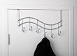 OVER THE DOOR HOOK- CHROME FINISH WITH 6 HOOKS