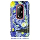 Hard Snap-on Shield With STARRY NIGHT Design Faceplate Cover Sleeve Case fo ....