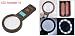 Army Green Plastic Handle 10 LEDs Magnifying Magnifier