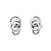 Karat Platinum Circles Earrings
