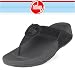 FitFlop Oasis Suede Sandals - Black - Womens - FREE SHIPPING