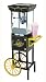 Nostalgia Electrics CCP-200BLK Vintage Collection 48-Inch Popcorn Cart, Black