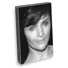 HELENA CHRISTENSEN - Canvas Print (A5 - Signed by the Artist) #js004