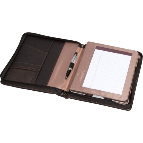 SOLO Vintage Collection Colombian Leather Padfolio for New iPad (3G) and iPad 2, with 5 x 8 Inches Note Pad, Espresso (VTA131-3U6) SOLO Vintage Collection Colombian Leather Padfolio for New iPad (3G) and iPad 2, with 5 x 8 Inches Note Pad, Espresso (VTA131-3U6)