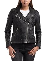 Best Mountain Cazadora Piel Alexia (Negro)