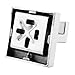 Leyden Chrome Towel Hooks, 2 Packs Robe Hooks Polish Finish for Coat Clothes Bathroom Wall