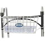 Drive Medical Walker Basket, White