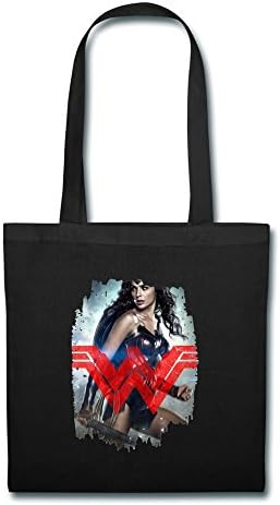 Diana Prince Batman V Superman Dawn Of Justice Poster Canvas Cotton Tote Bag Shoulder Bag Black
