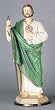 Bareggio Collection - Statue - Saint Jude - Poly Resin Statues on Dark Base -16in.