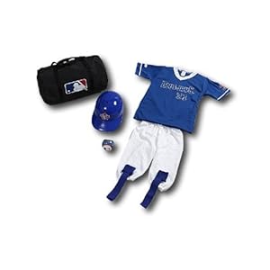 Franklin Kansas City Royals youth Baseball Uniform Set Ages 7-10 Kids (Medium Ages 7 to 10)