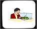 Decorated Mouse Pad with man, human, body, individuals, individual, persons, reptile,...