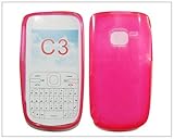 TPU Silicone Case Cover for Nokia C3 C3-00 Peach