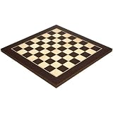 13.75 Inch Wenge and Maple Deluxe Chess Board