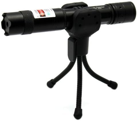 3mw 532nm Green Beam Gypsophila Pattern Variable Focus Laser Pointer with Holder