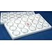 2 15 White Foam Gem Jars Gemstone Storage Display Tray Inserts