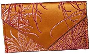 Forgotten Shanghai Silk Business Card Holder Orange