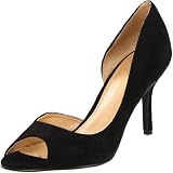 Nine West Women's Geezup Peep-Toe Pump,Black Suede,12 M US Nine West Women's Geezup Peep-Toe Pump,Black Suede,12 M US