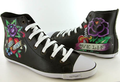 $80 Ed Hardy Shanghai Womens Sneakers Shoes product image