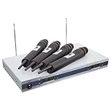 PYLE-PRO PDWM5500 - 4 Mic VHF Wireless Microphone System