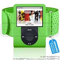 FreeLogix - Armband for Apple iPod Nano 3rd Generation 3G - Green