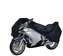 Cartrend 70112 Motorrad Garage, Gr&ouml;&szlig;e M, Nylon, Blau