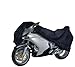 Cartrend 70112 Motorrad Garage, Größe M, Nylon, Blau