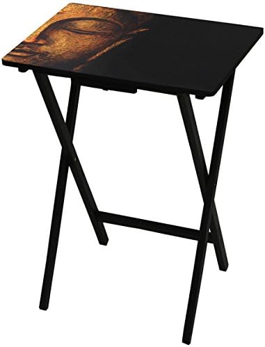 Serene Buddha TV Tray (China), X-Cross Base Type