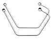 Cobra Chromed Saddlebag Support 02-6468