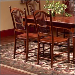 Chatham Furniture 6590S (Antique Black) Highland Road Sheaf Back Side Chair